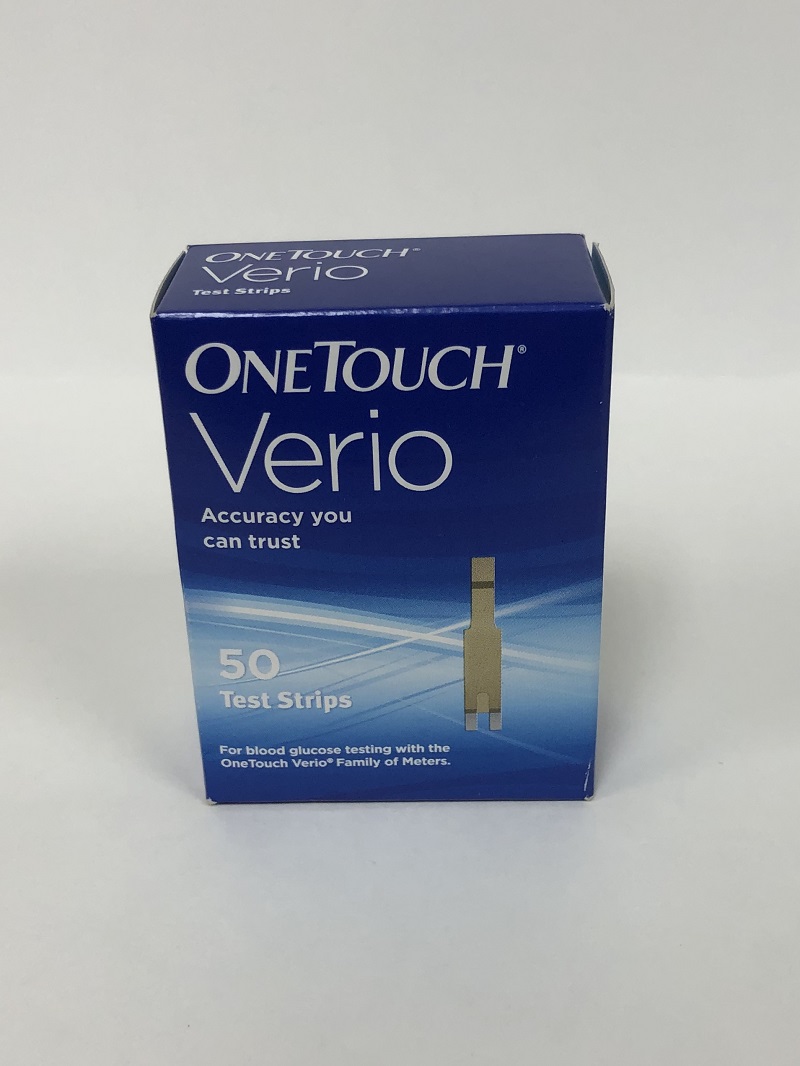 One Touch Verio Blood Glucose Test Strips 50ct